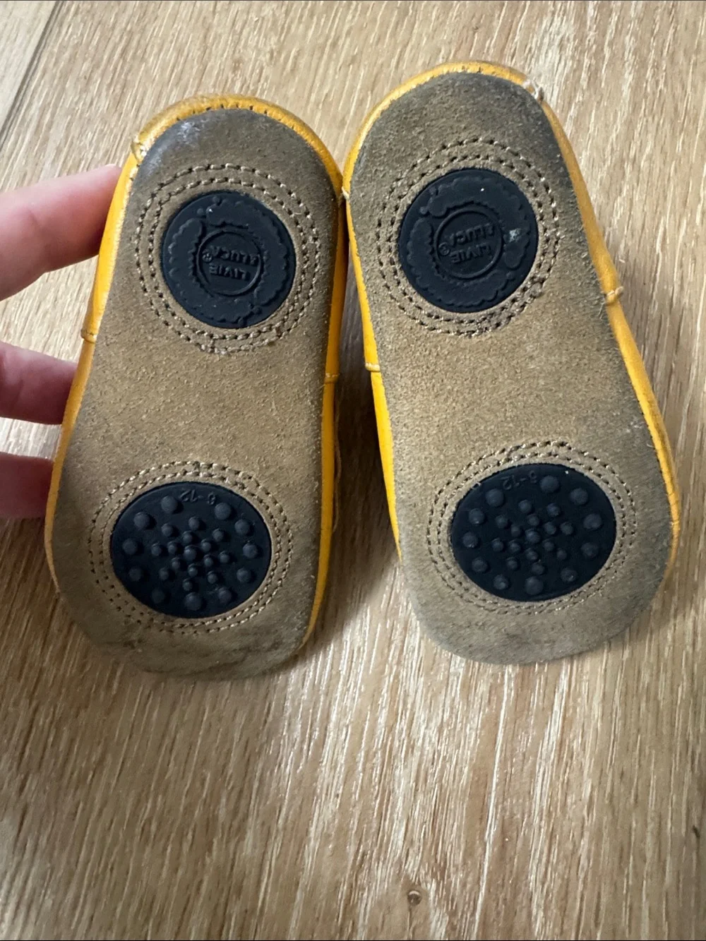 Livie & Luca Mustard Yellow Mary Jane Baby Shoes